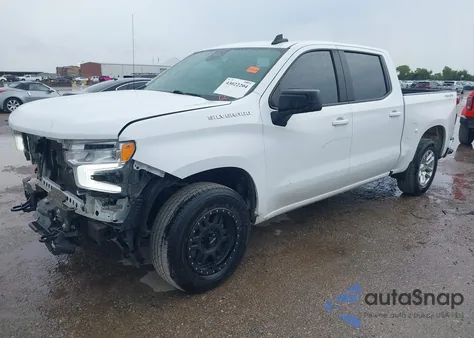 2022 Chevrolet Silverado 1500 4Wd Short Bed Rst z USA, uszkodzony, nr VIN 1GCUDEED1NZ589500